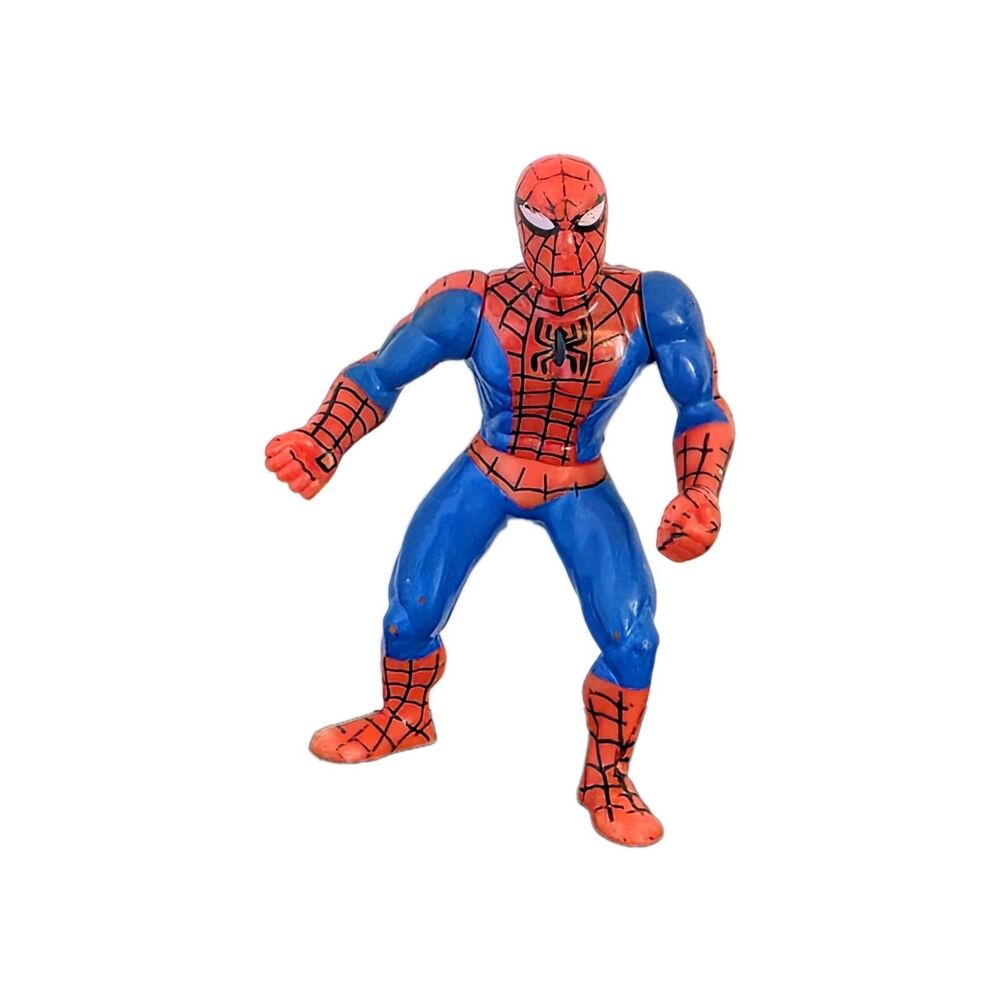 Vintage Spider-Man Action Figure 3.5" Super Hero Toy Spiderman 1995 Marvel